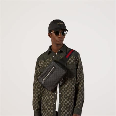 gg black sling backpack